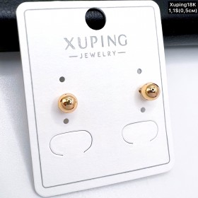 Сережки Xuping18К 20032 ( 0.5 см.)